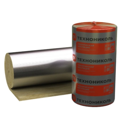 Вата минеральная SWEETONDALE Мат Ламельный 5см фольгированная (рул6м2) плотность 35кг/м2