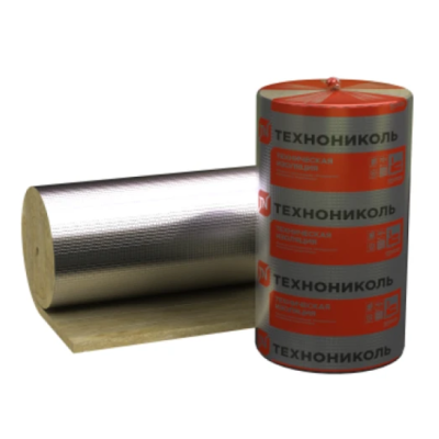 Вата минеральная Sweetondale Мат Ламельный 3см Фольгированная (рул. 9,6м2) плотность 35кг/м2