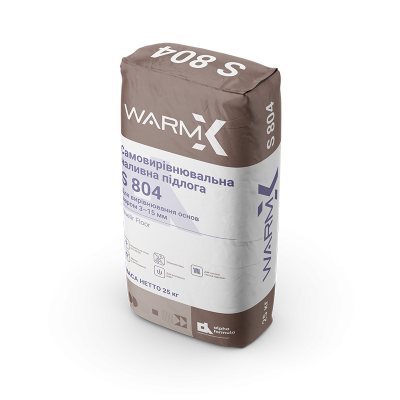 WARM X Nivelir Flor 804 25кг (Самовыравнивающий наливной пол для выравнивания оснований)