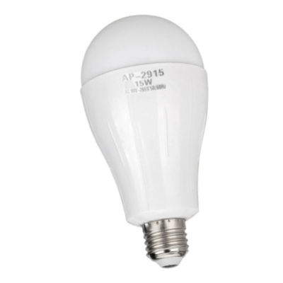 Аккумуляторная лампочка 15Вт в патрон Е27 энергосберегающая АР-2915