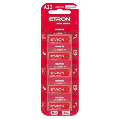 Батарейка А23-С5 12V Алкалиновая ETRON