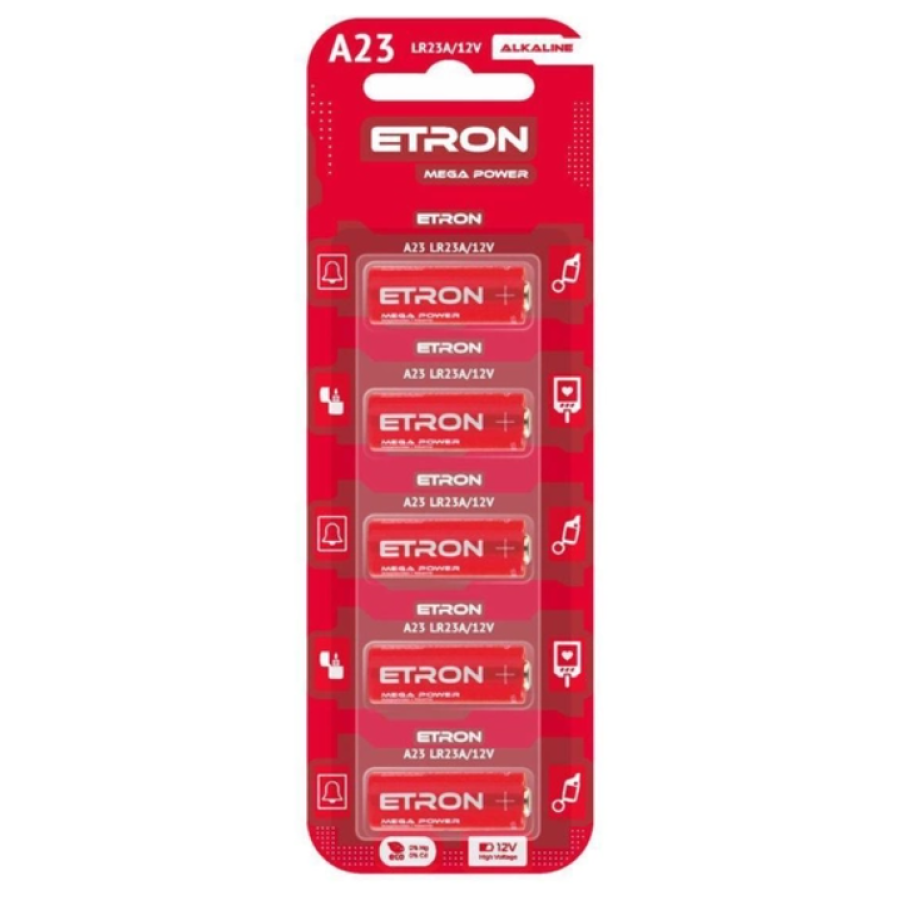 Батарейка А27-С5 12V Алкалиновая ETRON - фото 2