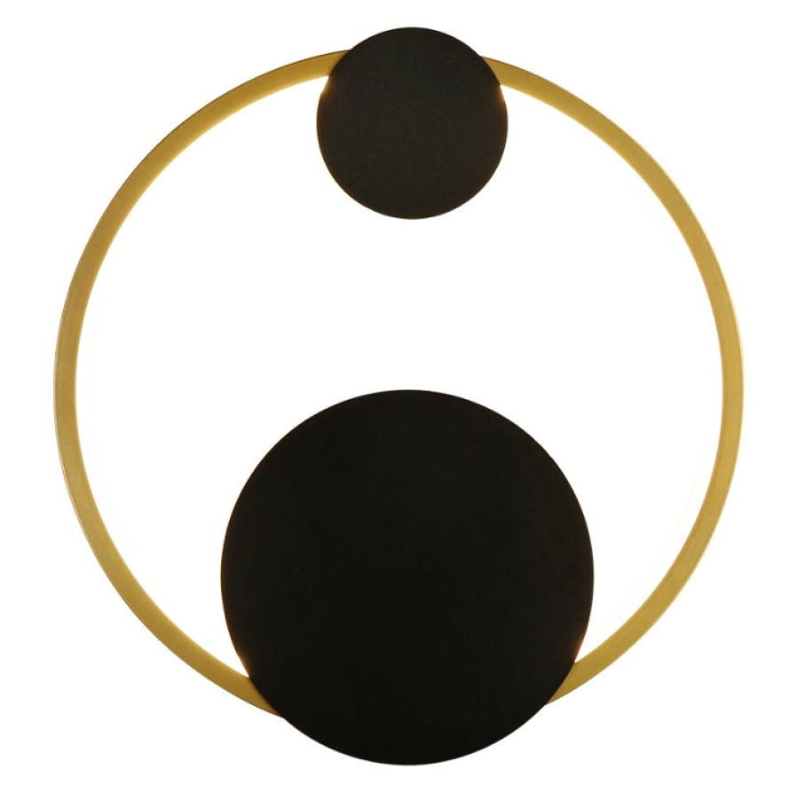 Бра Sirius 8912 LH 14W D250*H60 GOLD+BLACK - фото 1