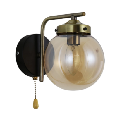 Бра Sirius G 74405/1W ANTIQUE BRASS+MATTE BLACK