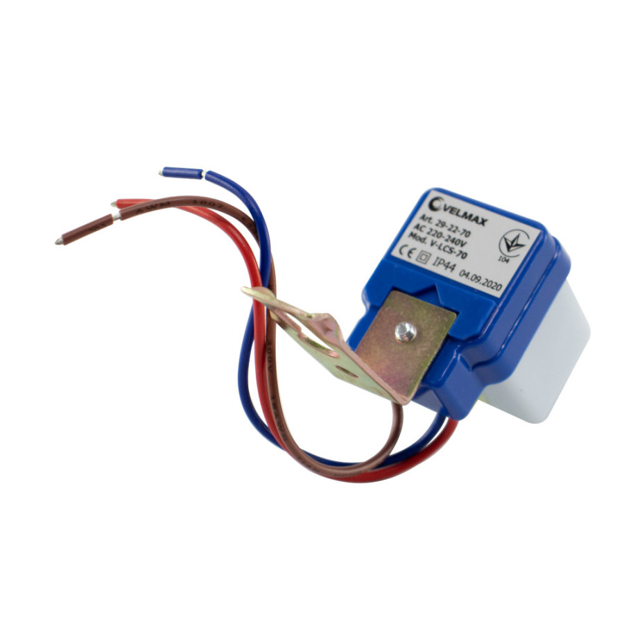 Датчик освещения VELMAX V-LCS-70, AC220-240V, 6A, (ST301) - фото 3