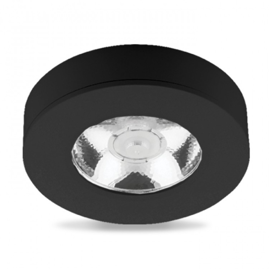Світильник Feron AL520 COB 7W круг, черный 590Lm 4000K 85*20mm - фото 1