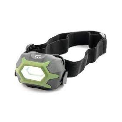 Фонарь LED налобный, черный/зеленый, 100Lm, 3*ААА (SP0302)