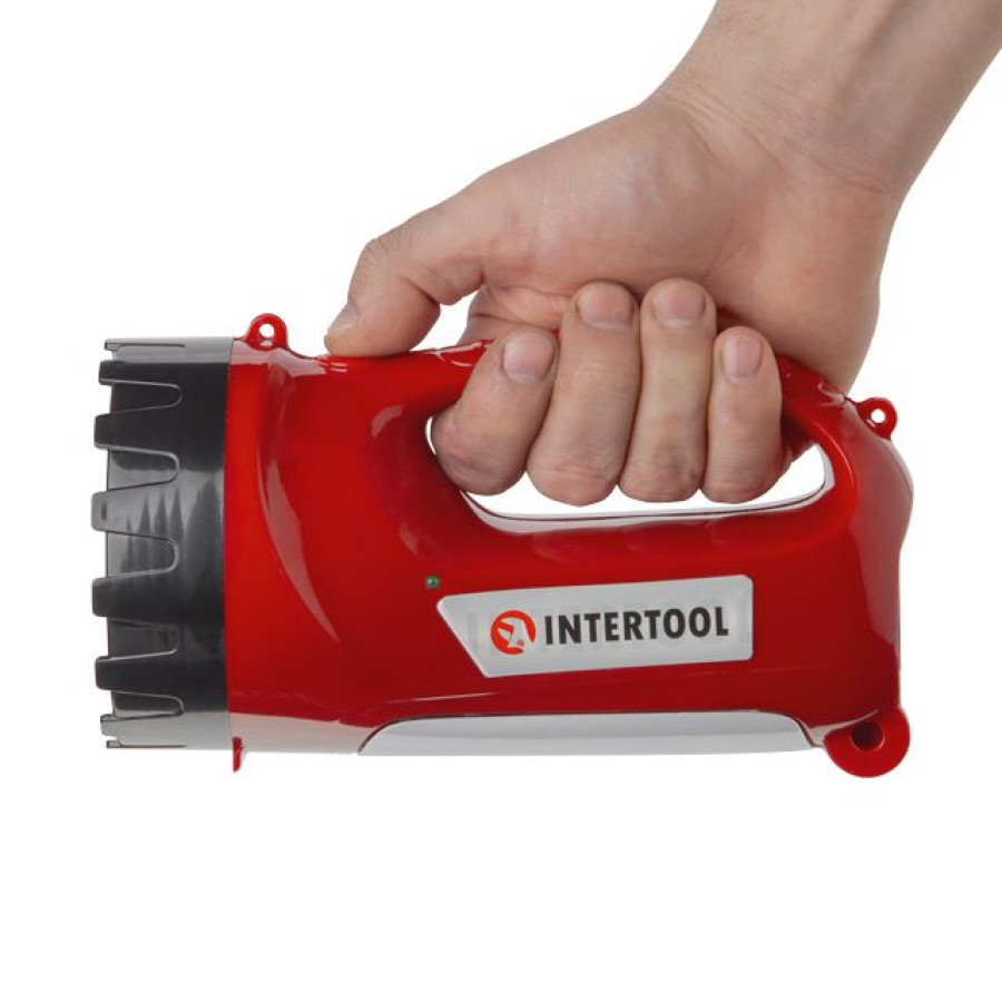 Фонарь переносной Intertool - 5Вт x 2*800мAч [2] - фото 9