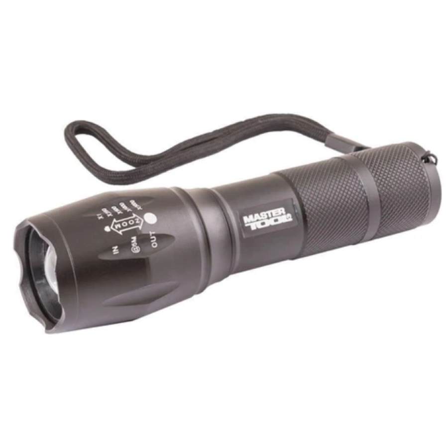Фонарь тактический Mastertool – 1LED x 10Вт x 5 режимов - фото 1