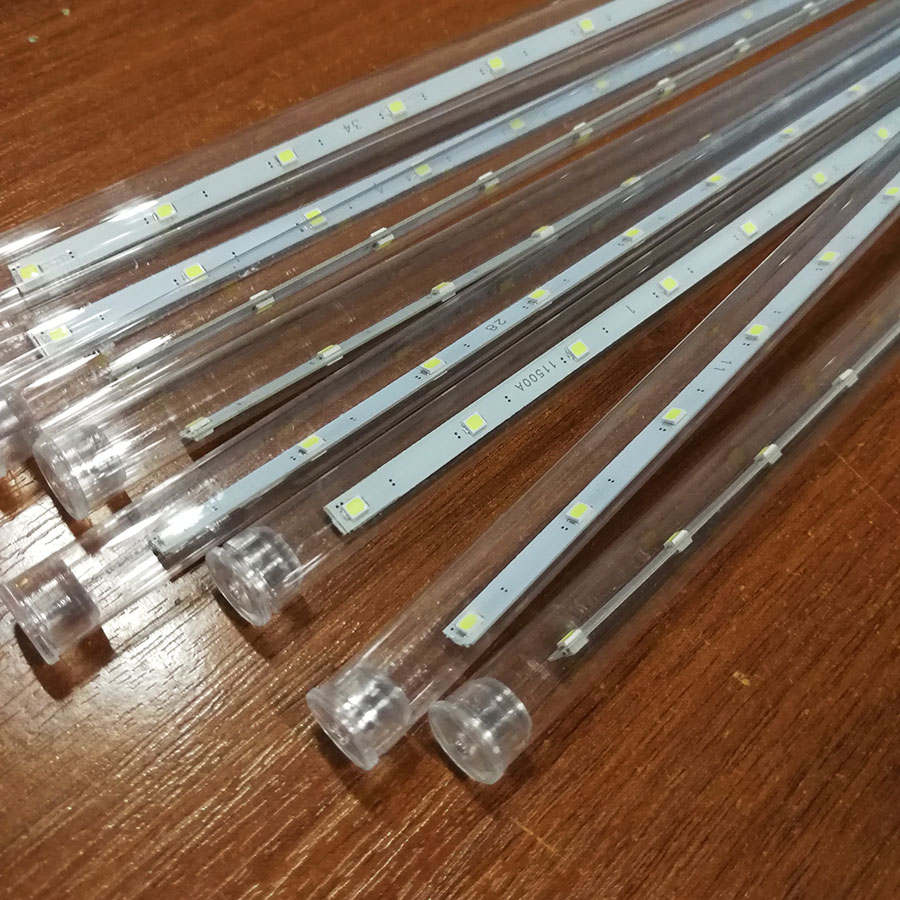 Гірлянда LED LEBRON штора 3х0,5м, метеоритний дощ 288LED, біла, IP65 - фото 8