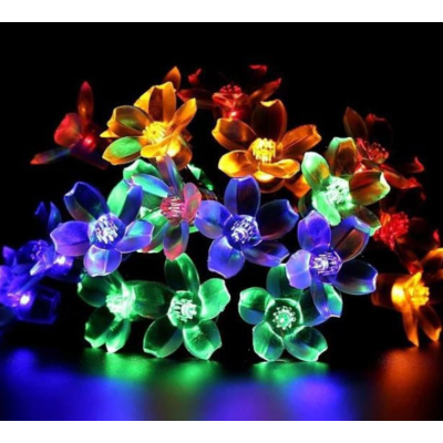 Гирлянда-цветок PL 2911MC-FL20A 5,0 м, расстояние между цветочками 20 см, 20 цветов на гирлянде, цвет.