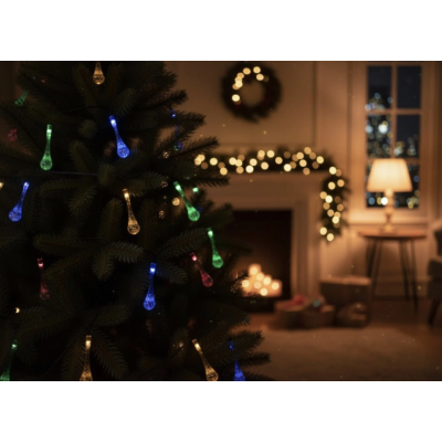 Гирлянда-капля PL 2910MC-BD20A 5,0 м, расстояние между каплями 20 см, 20 капель на гирлянде, цвет