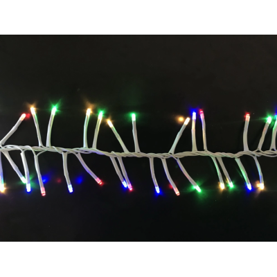 Гирлянда новогодняя LKS5015 Фейерверк на 200 лампочек, длина 2,3 м, многоцветные лампочки