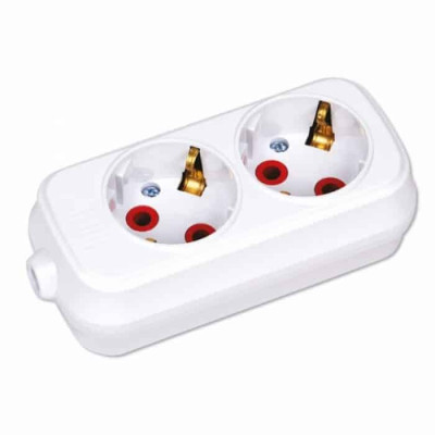 Колодка 2 гнезда с/з