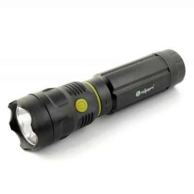 Фонарь LED ручной телескопический, черный, 55+150Lm, 4*ААА (SP0402)