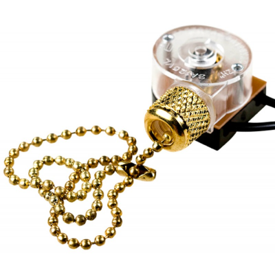 Цепочка с выключателем Lemanso золото LMA031