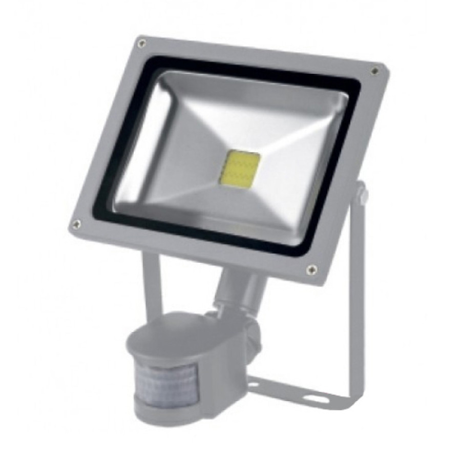 Прожектор Lemanso LMPS34 Led 30w серый с датчиком - фото 1