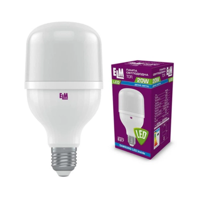 Лампа ELM LED TOR 20W PA20S E27 6500
