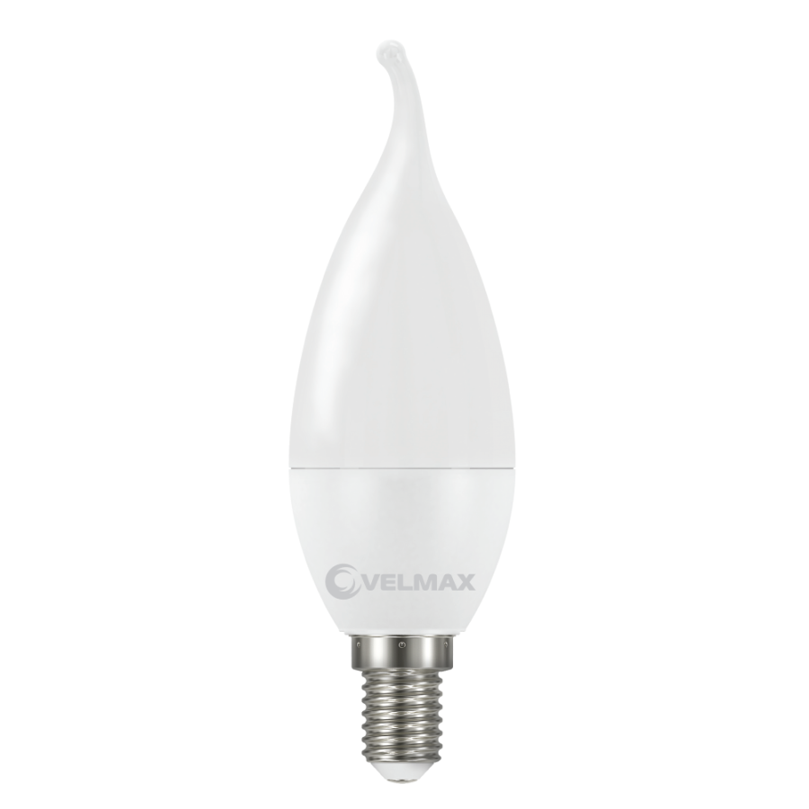 Лампа Led VELMAX V-C37T, 6W, E14, 4100K, 540LM, EMC 21-13-26 - фото 1