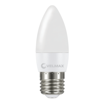Лампа Led Velmax V-С37, 8W, Е27, 4100K, 800Lm, EMC
