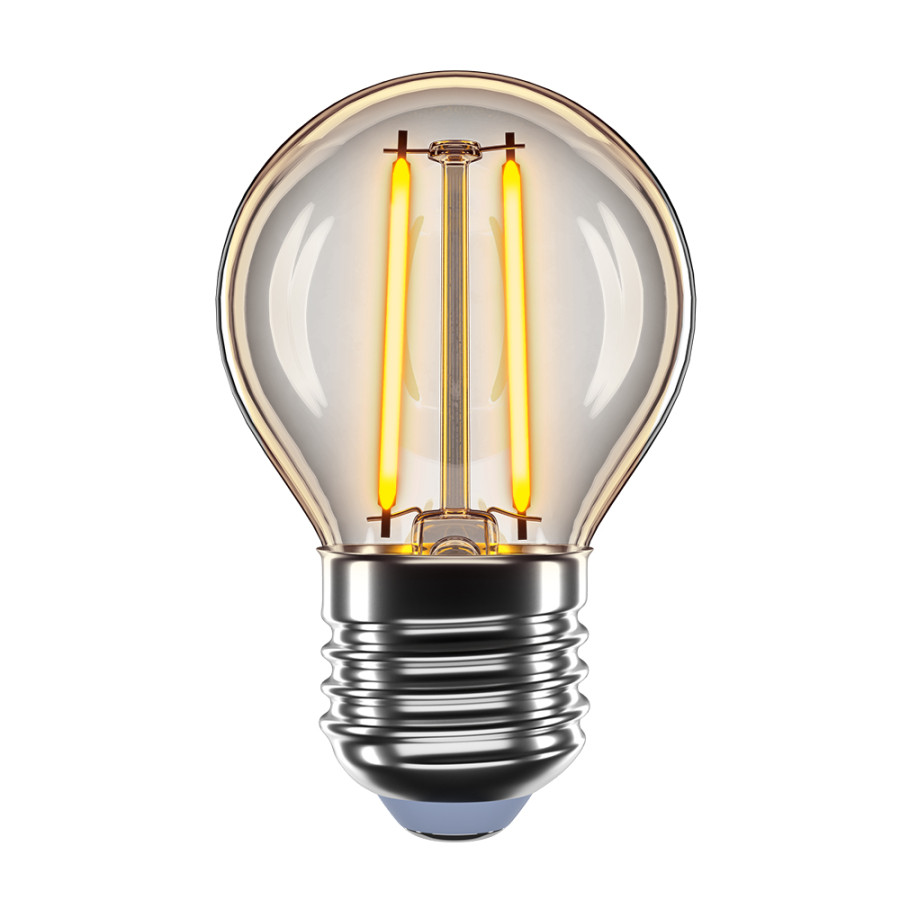 Лампа VELMAX LED V-Filament-Amber-G45, 4W, E27, 2200K, 400Lm - фото 1