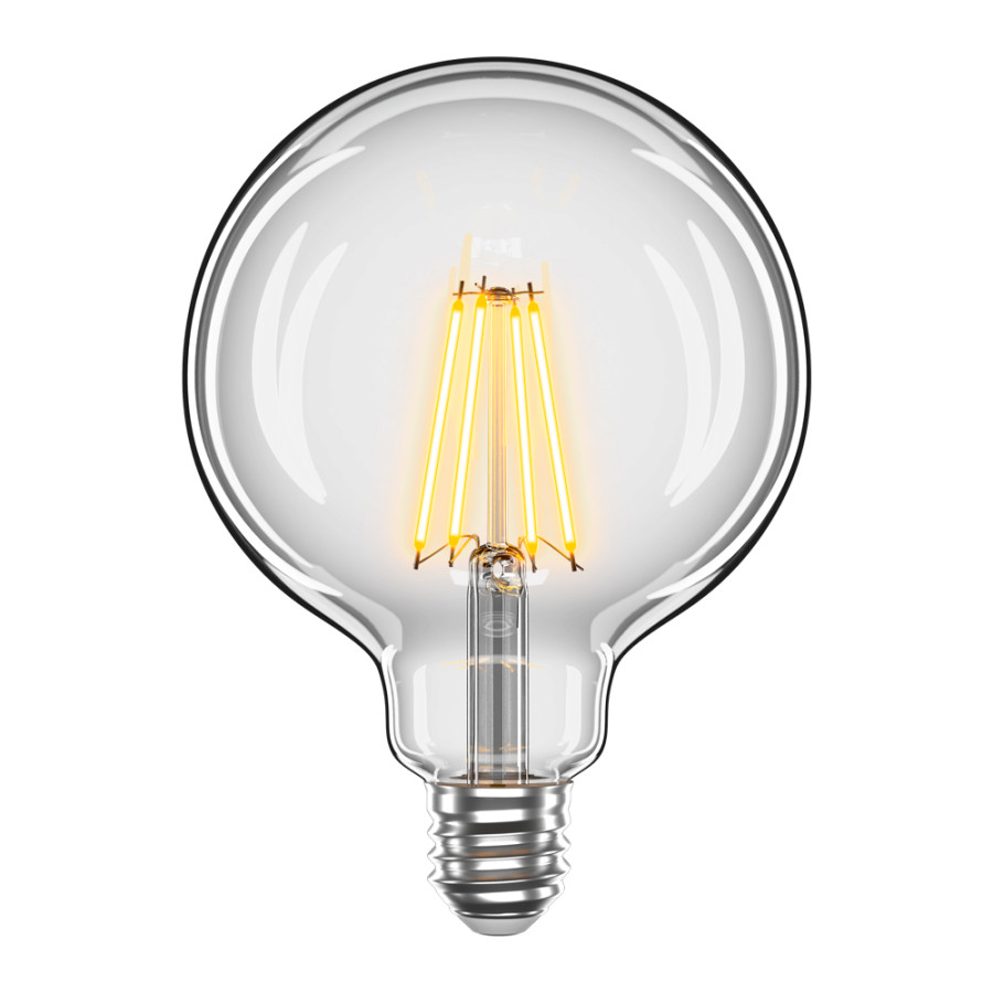 Лампа Velmax LED V-Filament-G125 8W E27 4100K - фото 1