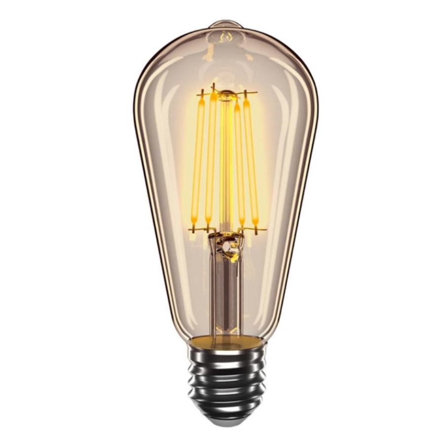 Лампа Velmax LED V-Filament-ST64 4W E27, 2200K, 400Lm - фото 2