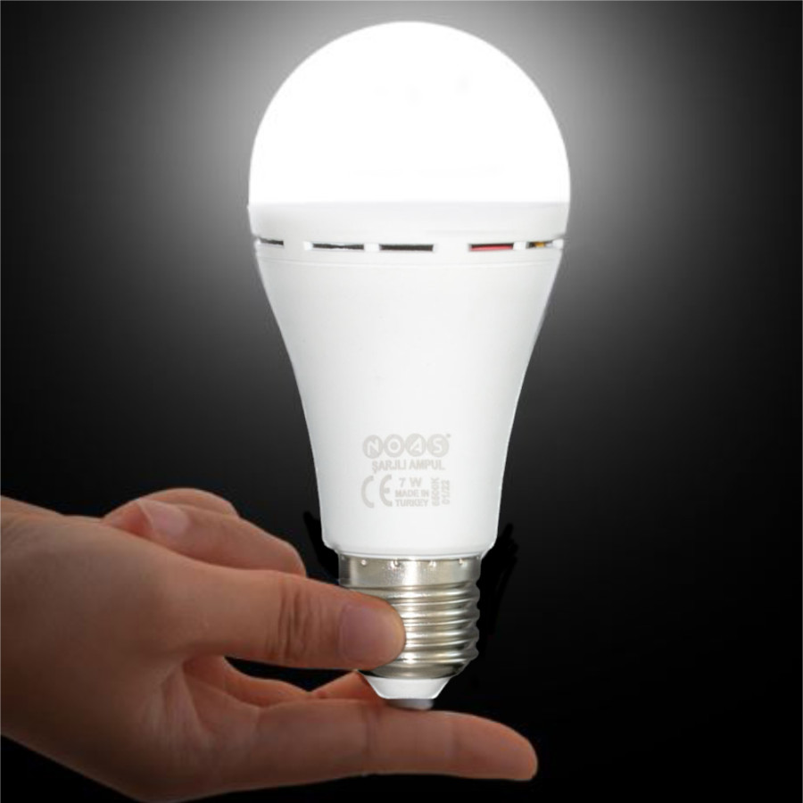 Лампа аккумуляторная E27 LED NOAS YL95-0711 6500K - фото 4