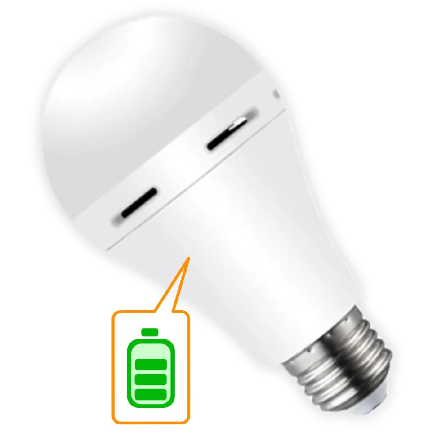 Лампа аккумуляторная E27 LED NOAS YL95-0711 6500K - фото 1
