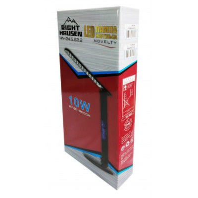 Лампа настольная LED NOVELTY 10W черная HN-245222