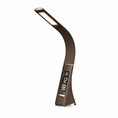 Лампа настольная LED TIME 6W коричневая HN-245123