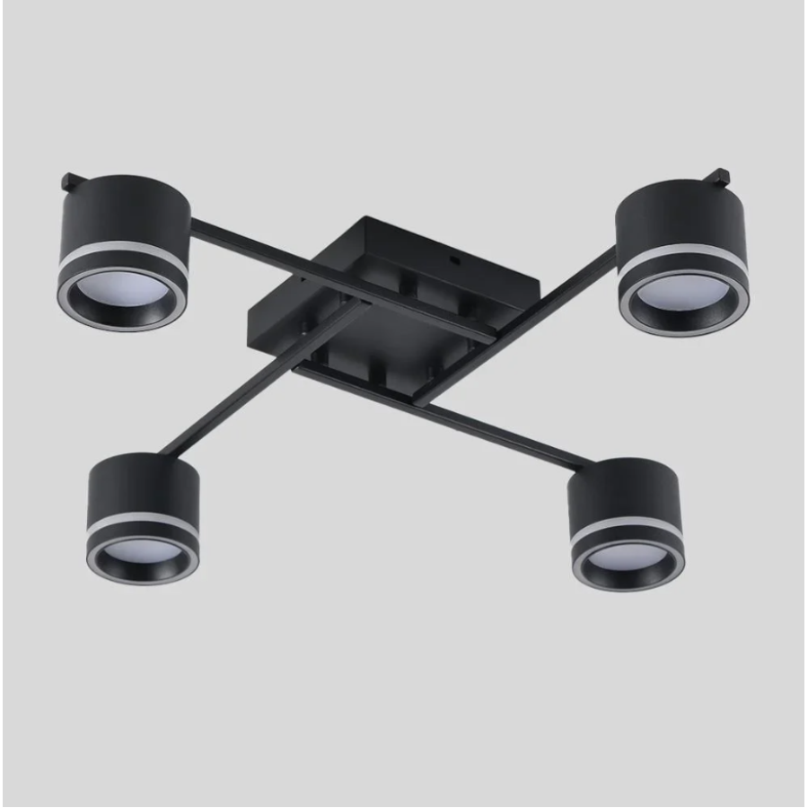 Люстра 10517 GELA 4xGX53 S-600x600x120-BLACK-IP20 - фото 6