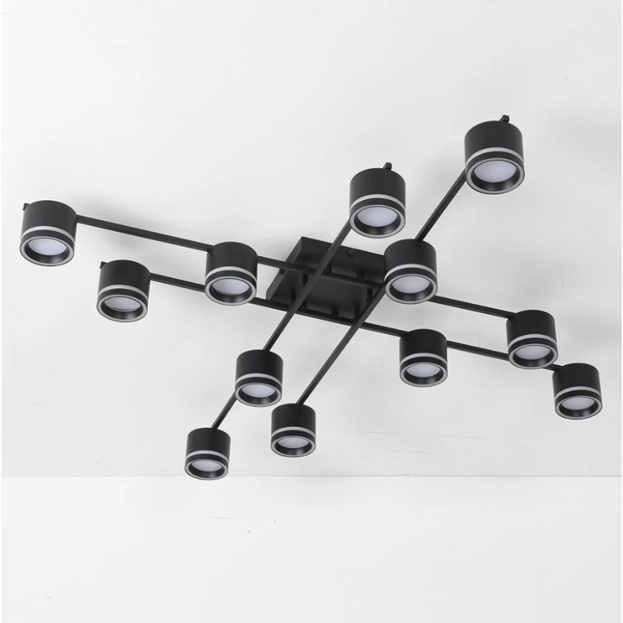 Люстра 10610 GELA 12xGX53 S-1100x1100x140-BLACK-IP20 - фото 3