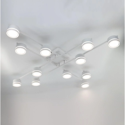 Люстра 10612 GELA 12xGX53 S-1100x1100x140-WHITE-IP20