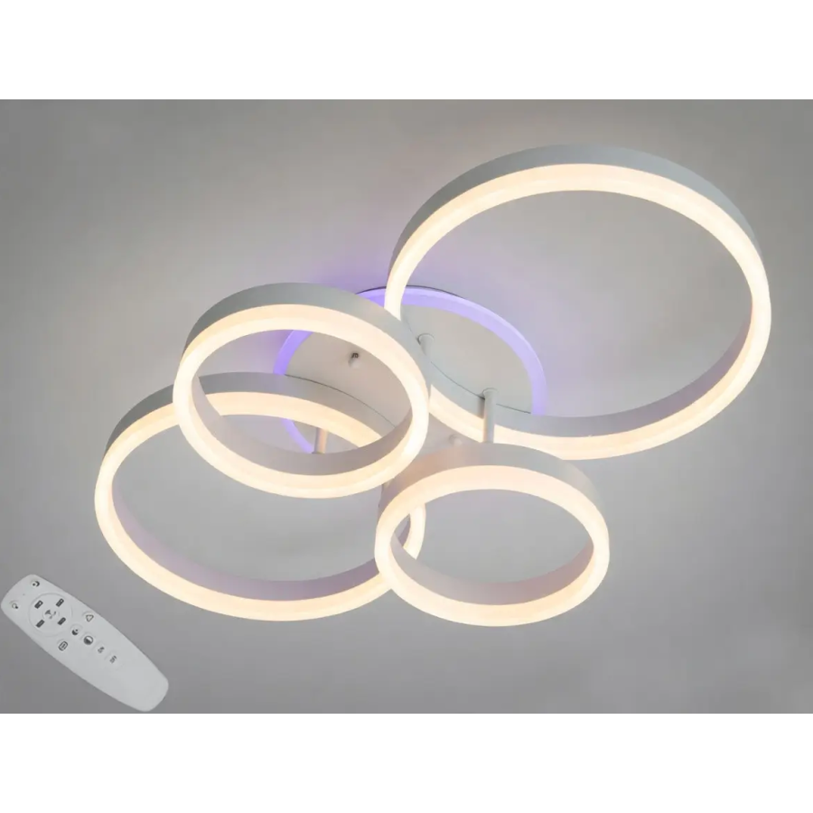 Люстра Diasha 2542WH LED 3color dimmer (белый) - фото 1