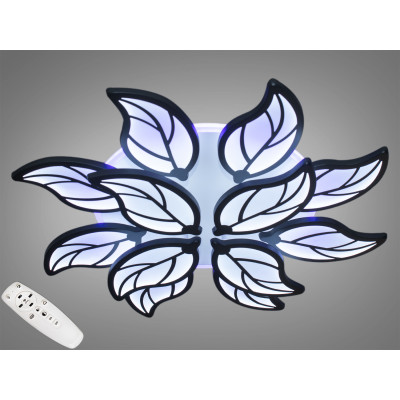 Люстра Diasha 8028/8+4BK LED 3color dimmer