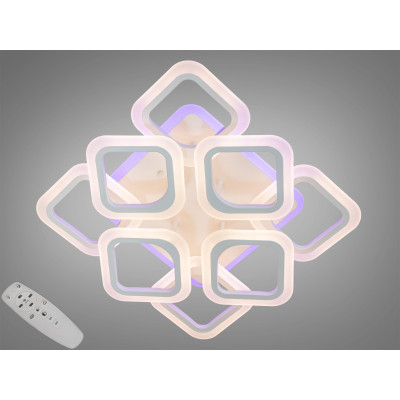 Люстра Diasha 8060/4+4WH LED 3color dimmer