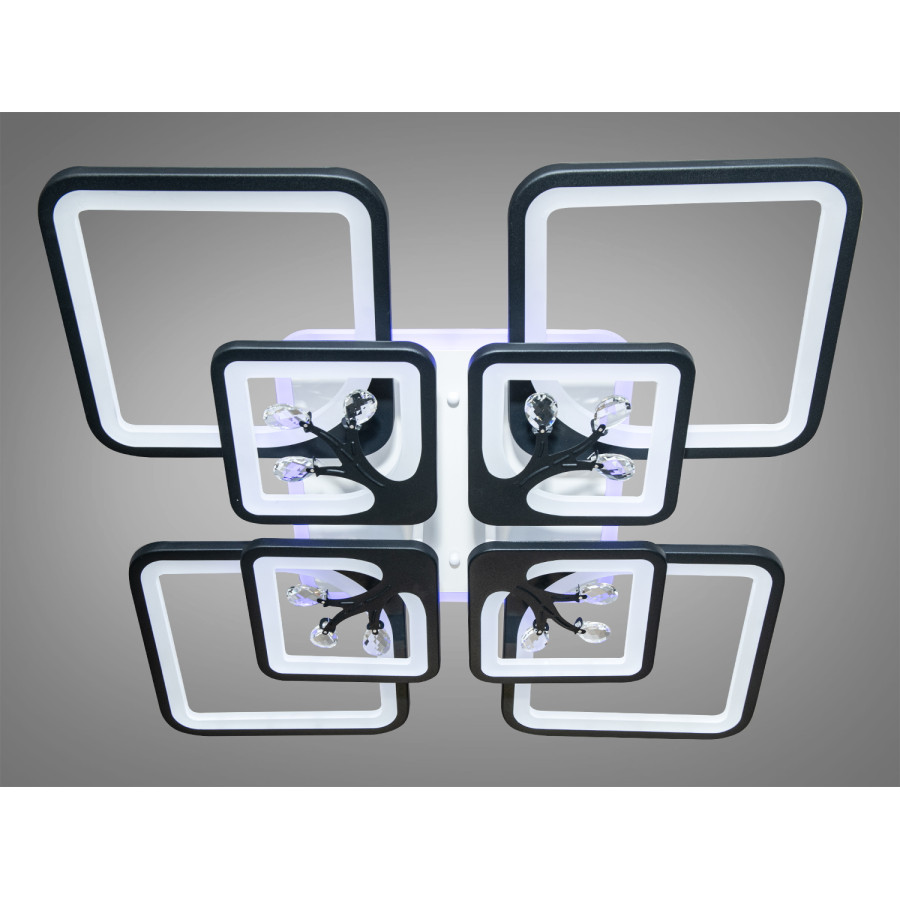 Люстра Diasha 8157/4+4BK LED 3color dimmer - фото 2