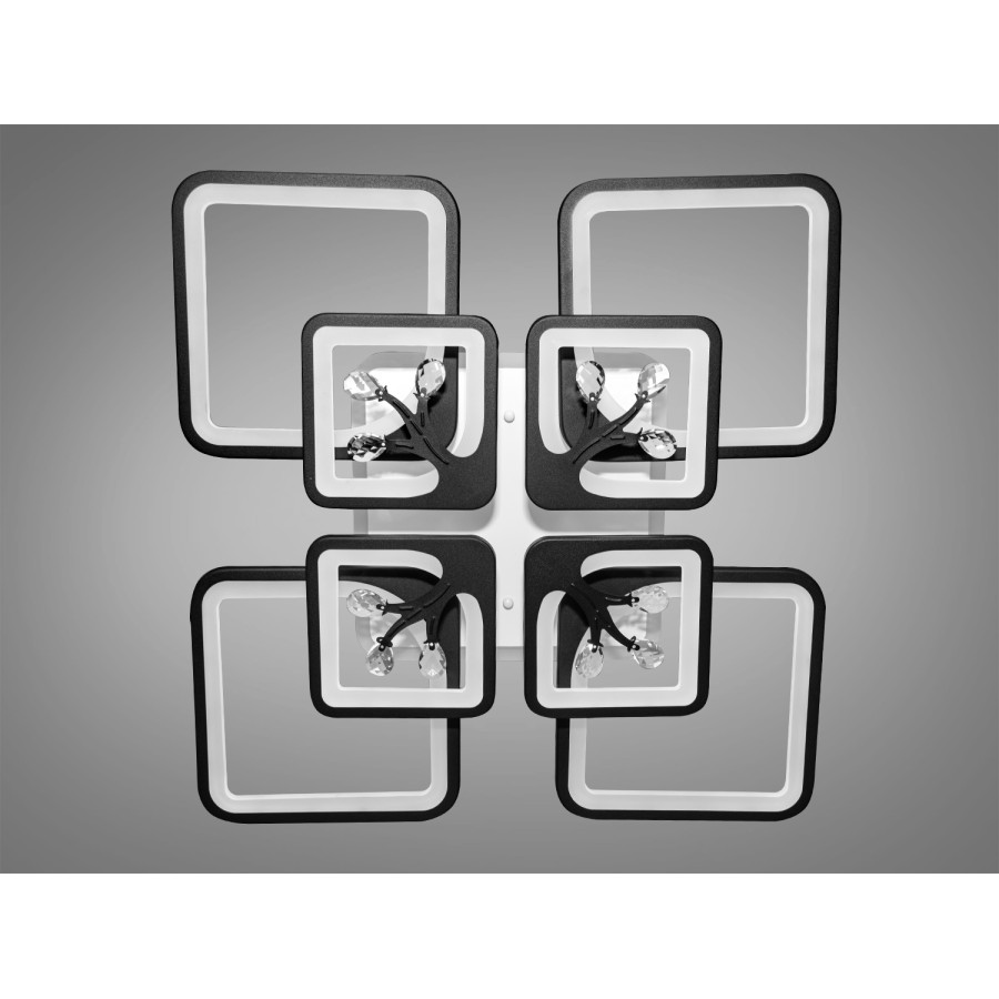 Люстра Diasha 8157/4+4BK LED 3color dimmer - фото 3