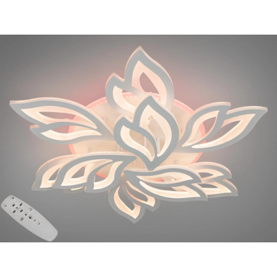 Люстра 8165/6+3BK LED 3color dimmer