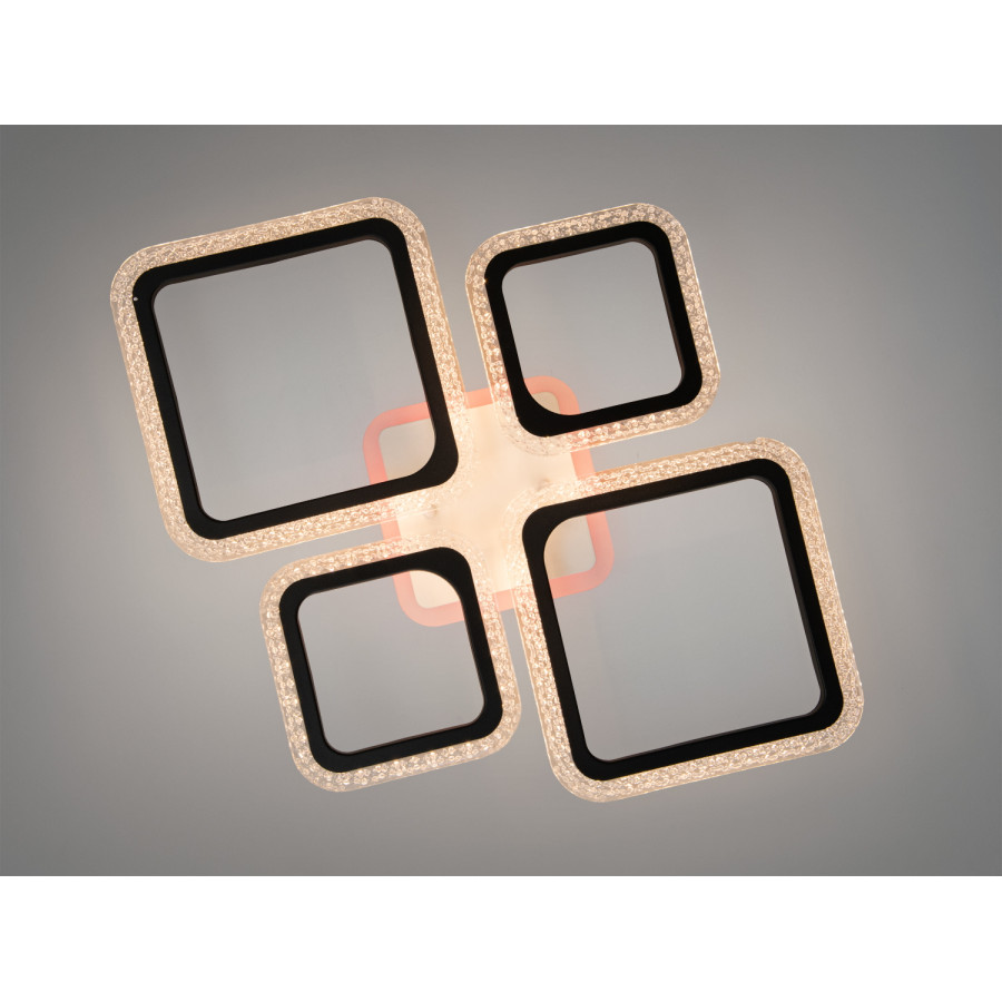 Люстра A8170/2+2BK LED 3 color dimmer (черный) - фото 2