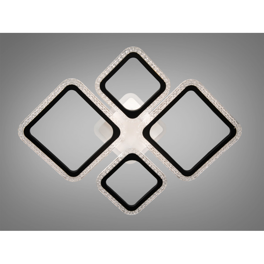 Люстра A8170/2+2BK LED 3 color dimmer (черный) - фото 3