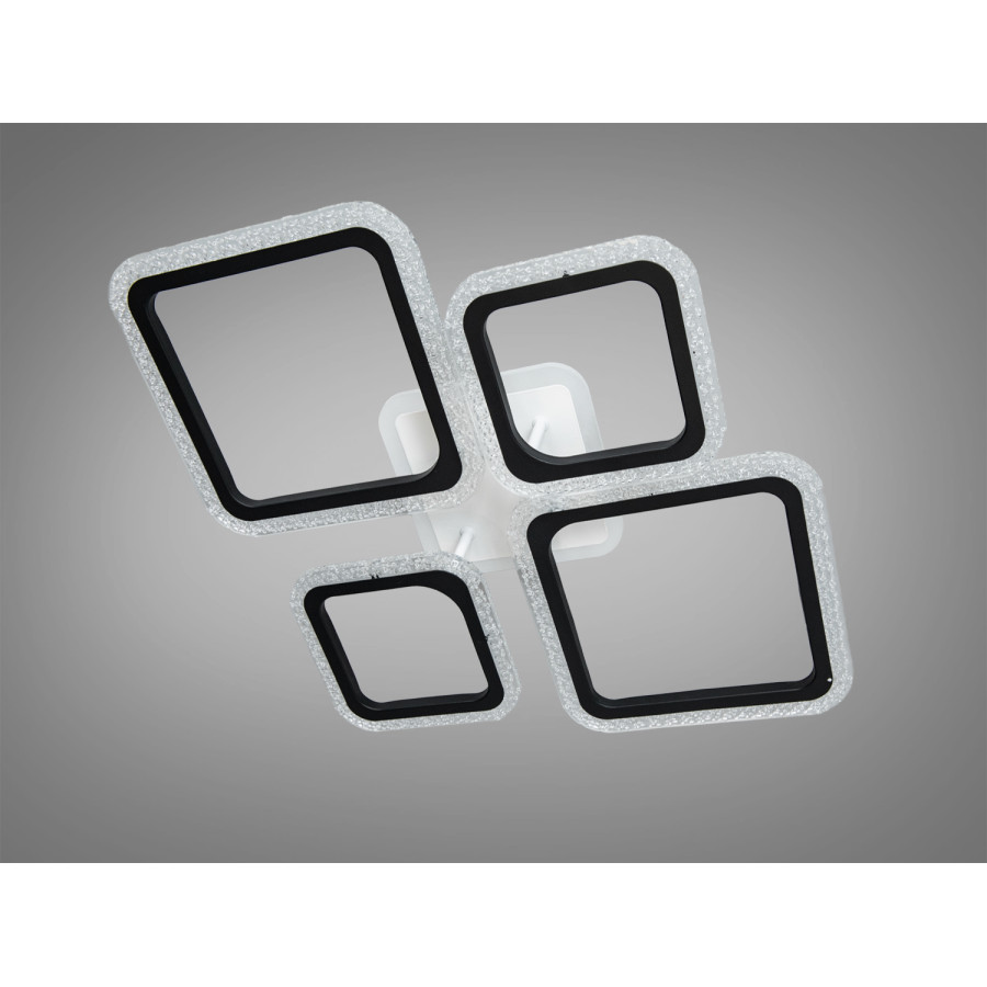 Люстра A8170/2+2BK LED 3 color dimmer (черный) - фото 4