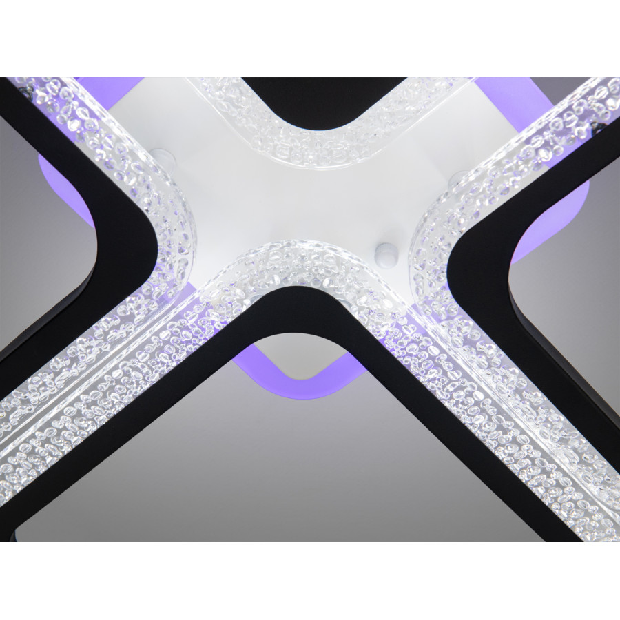 Люстра A8170/2+2BK LED 3 color dimmer (черный) - фото 5