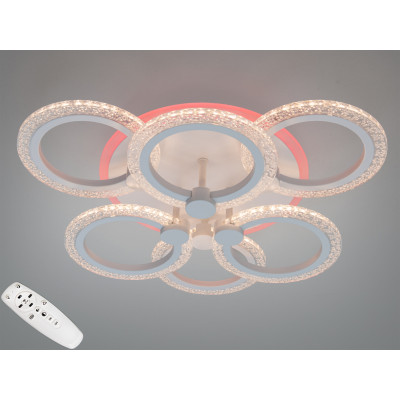 Люстра Diasha A8180/3+3WH LED 3color dimmer