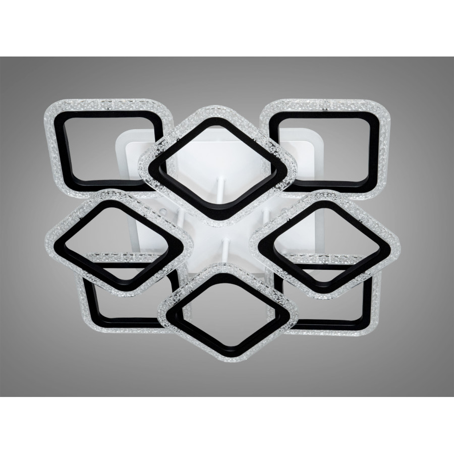 Люстра Diasha AS8170/4+4BK LED 3 color dimmer (черный) - фото 3