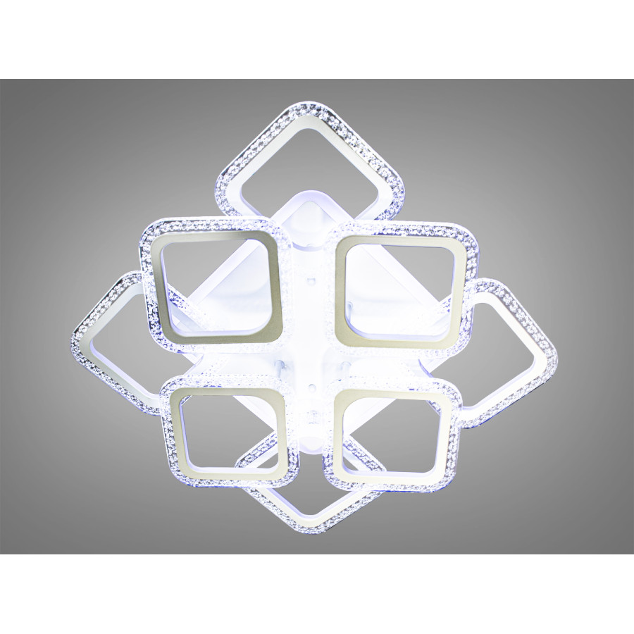 Люстра Diasha AS8170/4+4WH LED 3 color dimmer (белый) - фото 2