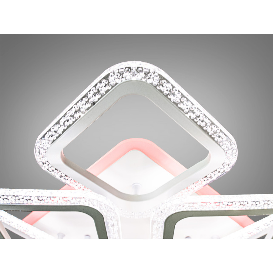 Люстра Diasha AS8170/4+4WH LED 3 color dimmer (белый) - фото 4