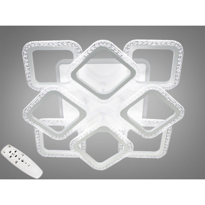 Люстра Diasha AS8170/4+4WH LED 3 color dimmer (белый)