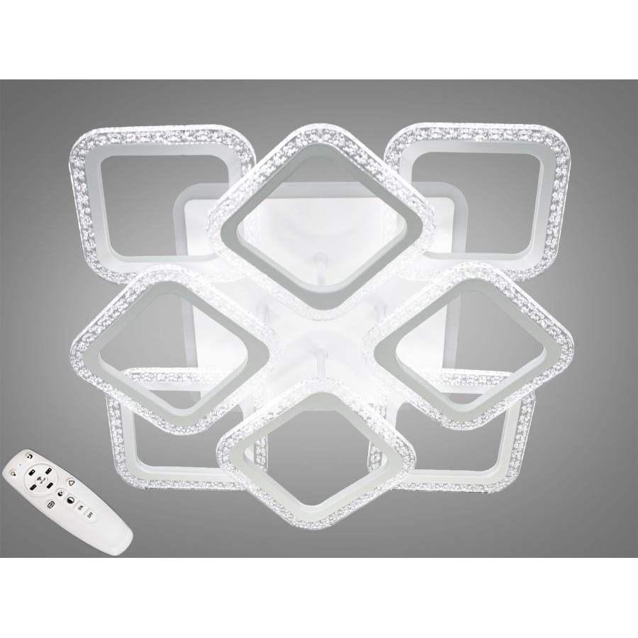 Люстра Diasha AS8170/4+4WH LED 3 color dimmer (белый) - фото 1